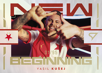 Vasil Kusej Slavia Praha SportZoo Chance Liga 2024/25 2. serie New Beginnings /95 #NB-06